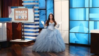 Ellen Plays 'What's in the Box?' with Guest Model Demi Lovato