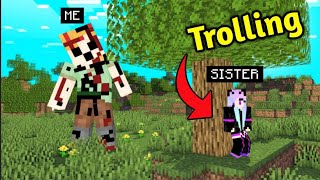 I Trolled My Sister as GIANT ALEX in Minecraft...