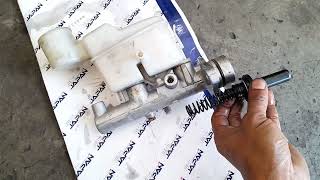 toyota vigo | tukar master pump break atau tukar kit master pump break.