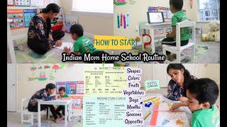 My 3 Years Old Homeschool Routine/What To Teach A 2-3 Years Old/How To Start ?/1 Week Learning Plan