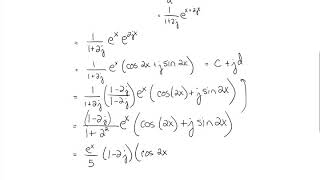 Integral with Complex Exponentials - Example 2