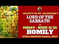 TAGALOG HOMILY (JULY 19, 2024) | JESUS LORD OF THE SABBATH | DOM LORENZO MARIA, SSCV