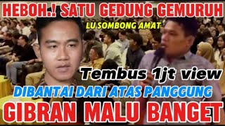 WAPRES GIBRAN MALU BANGET.!! DI BANTAI HABIS KOMEDIAN INI DI ATAS PANGGUNG