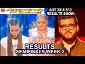 RESULTS Semi-Finals 2 Courtney Hadwin Christina Wells Noah Guthrie America's Got Talent 2018 AGT