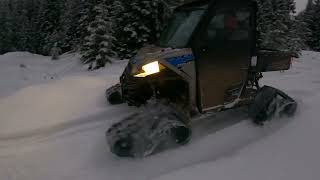 Testing Out the  New Camso UTV Tracks on the Side By Side