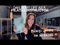 DAY IN MY LIFE AS A PILATES INSTRUCTOR | pilates journal details, time in studio & content planning