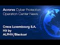 Creos Luxembourg S.A. Hit by ALPHV/Blackcat | Cyber Protection Operation Center News