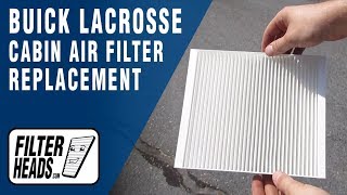 How to Replace Cabin Air Filter 2011 Buick LaCrosse