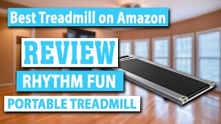 RHYTHM FUN Under Desk Portable Walking Treadmill Review - Best Treadmill on Amazon