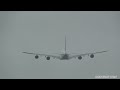 crosswind takeoff f hpjc air france airbus a380 861 narita airport rwy 16r