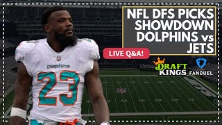 LIVE! NFL DFS Picks for Black Friday Showdown, Dolphins vs Jets: FanDuel, DraftKings Lineup Advice