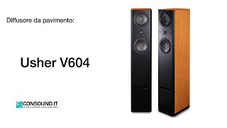 Prova d'ascolto dei diffusori da pavimento Usher V604