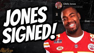 CHRIS JONES SIGNS NFL RECORD 5YR DEAL/$95M GUARANTEED W/ CHIEFS!🚨  | Kansas City Chiefs LIVE News
