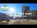 MILANO, ITALY: Discovering new green redevelopment project in Santa Giulia | Urban redevelopment 4K