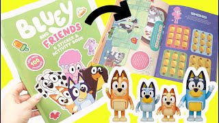 Bluey and Bingo with Friends! A Sticker and Activity Book at the House