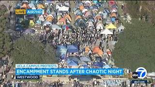 Protesters at UCLA pro-Palestinian encampment ordered to disperse