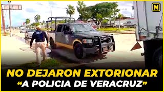 No dejaron EXTORSIONAR  a oficial de Veracruz