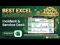 Service Desk Dashboard - Buy from https://premiumexcel.etsy.com