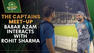 The Captains Meet-up: Babar Azam Interacts with Rohit Sharma | #AsiaCup2022 | PCB | MA2L
