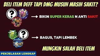 ITEM DEFENSE UNTUK NAHAN DAMAGE YANG SAKIT DI MOBILE LEGENDS, ITEM DEFFEND PALING KERAS DAN KUAT ML