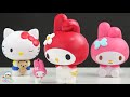 凱蒂貓美樂蒂布丁狗拼裝人偶扭蛋轉蛋sanrio characters gashapon hello kitty my melody pom pom purinサンリオキャラクターズ3