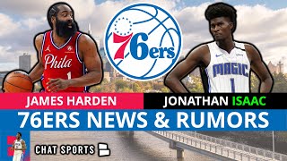 Latest Sixers Trade Rumors On Jonathan Isaac & Tobias Harris + James Harden Opting OUT Of Contract?