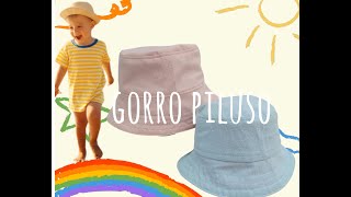 Gorro piluso, con la medida que necesitás, paso a paso