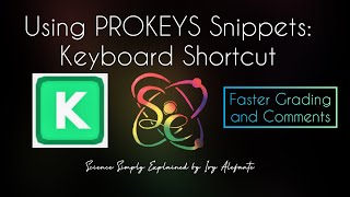 ProKeys: Creating Snippets for Keyboard Shortcuts || No More Copy Paste