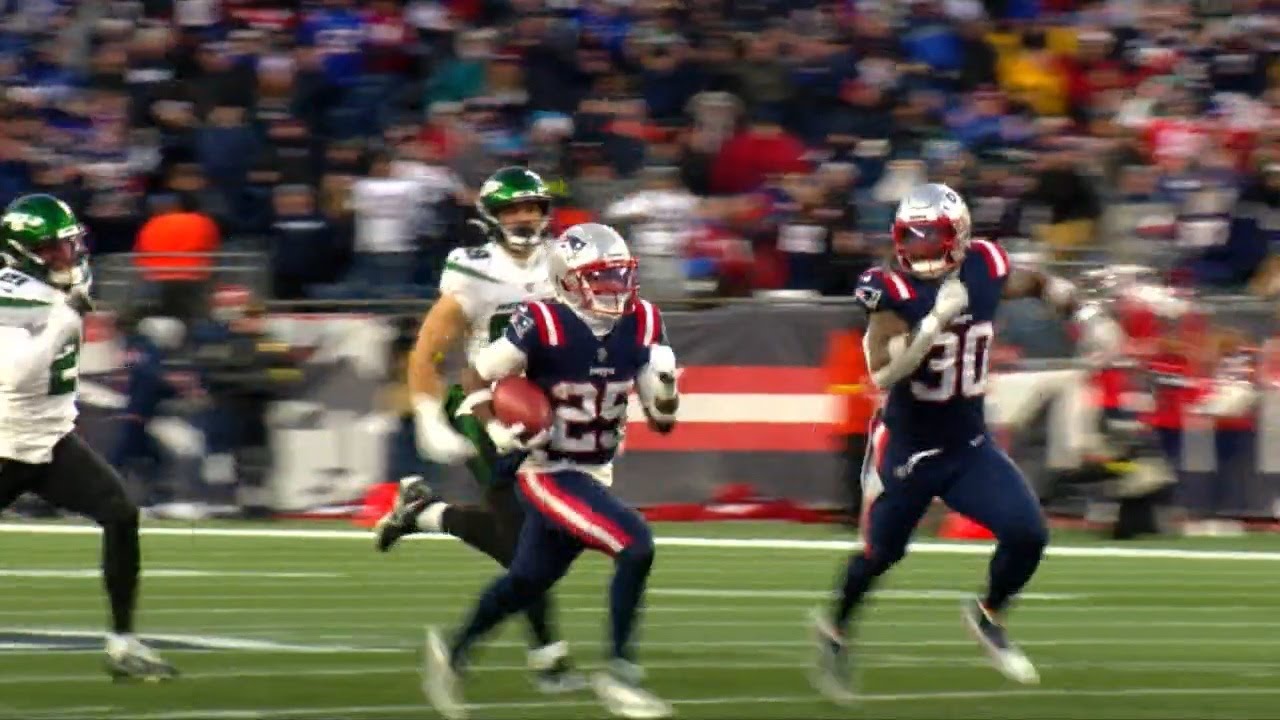 Marcus Jones Late Punt Return TD Lifts Patriots Over Jets - YouTube