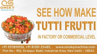 See How Make colour full Tutti frutti in factory contact us if you  want to start your business