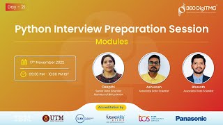 Python Interview Preparation Session | Modules | Day 21 | 360DigiTMG