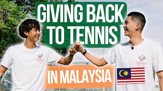 I Taught Kids How to Play TENNIS in Malaysia