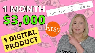 💸 MY SECRET TO SUCCESS - How I Made $3k in One Month Selling One Digital Product on Etsy