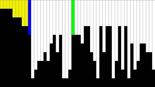 Bubble sort in Processing 3