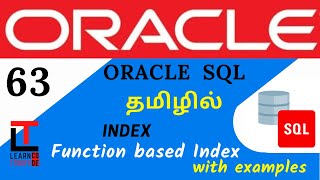 FUNCTION BASED - INDEX with example | Oracle SQL tutorial in TAMIL@learncodetodaytamil