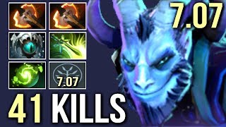 CANCER RIKI 2x Battle Fury New Imba 7.07 Talent Rampage 41 Kills Gameplay by Mski.nb 8k Dota 2