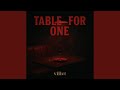 table for one