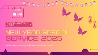 Live I New Year Special Service I 01 January 2025