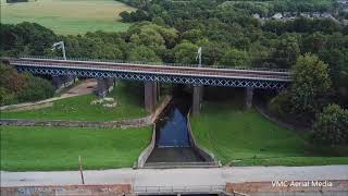 VMC Aerial Media - Carr Mill Dam and Nineteen Arches bridge