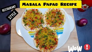 Super Tasty Masala Papad With Special Masala | मसाला पापड़ और टेस्टी मसाला मिक्स @Evershinerecipes