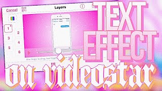 Text Effect On Videostar Tutorial