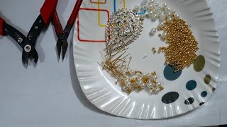 How TO Make Party Wear Necklace AT Home DIY. Jewellery By Hooriya style