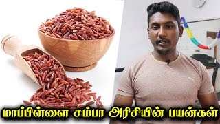 மாப்பிள்ளை சம்பா அரிசியின் பயன்கள் | Red Rice Benefits | FitBoss