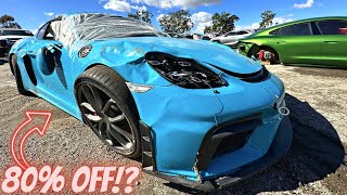 Buying My DREAM Porsche Collection CHEAP At Salvage Auction!?