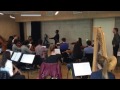 Brian Kepher rehearsing Romeo and Juliet by Prokofiev 1st Movement.