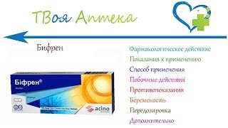 Бифрен таблетки - показания (видео инструкция) описание, отзывы