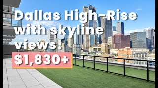 Stunning Dallas High-Rise with Fenced Yards + Skyline Views! 6 WEEKS FREE! Starts at $1830!