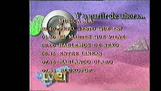 Continuidad avance programacion tve 1990