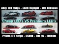 CHEAP eBay LED's VS Premium LED's - WOW What a difference!