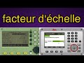 #topographie_btp  Facteur d'échelle pour les appareils topographiques